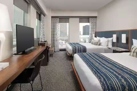 Jazz District City Suites 2Queen Studio gym